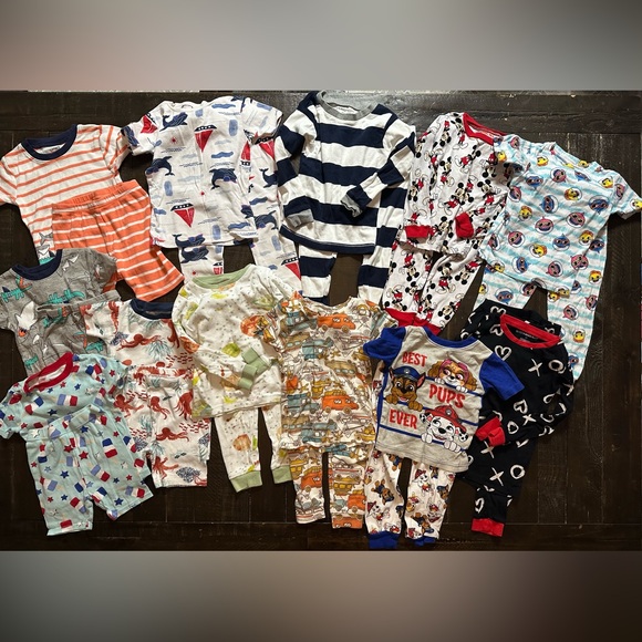 Other - (24 Pieces) Boys Pajamas, Size 3T.